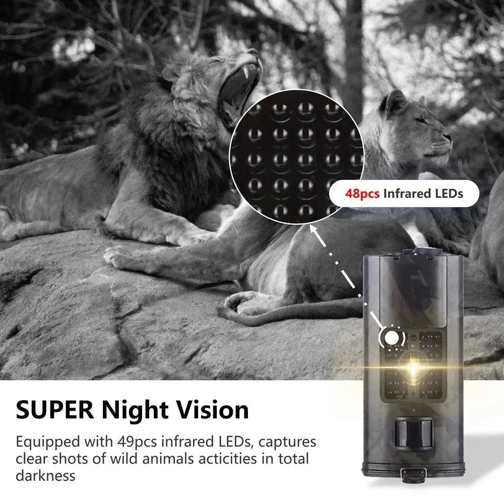 16MP HD 1080P Waterproof Hunting Camera with Night Vision and Fast Trigger Response - Wild Frontier Gear LLC
