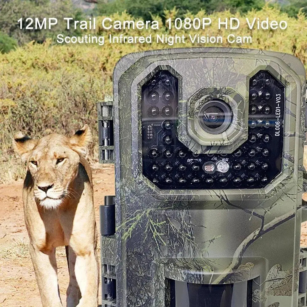 Compact Wildlife Surveillance Camera with Night Vision and Motion Detection - Wild Frontier Gear LLC