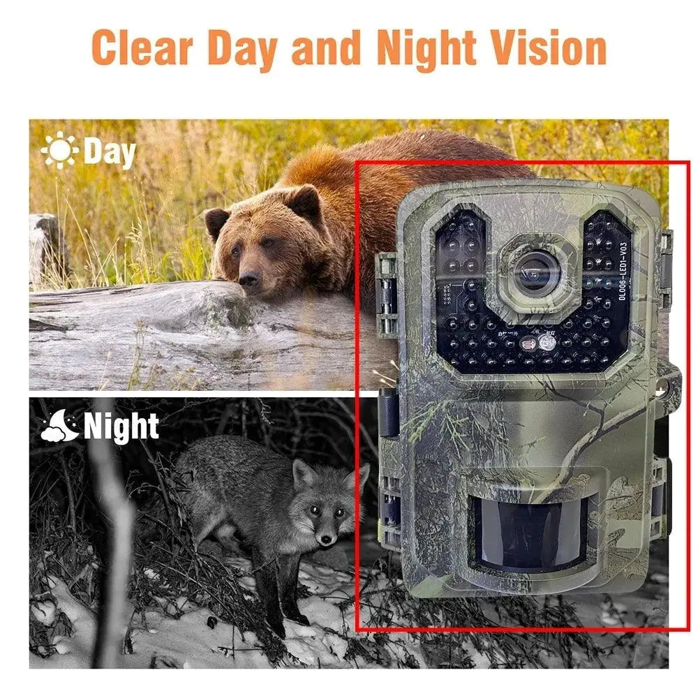 Compact Wildlife Surveillance Camera with Night Vision and Motion Detection - Wild Frontier Gear LLC