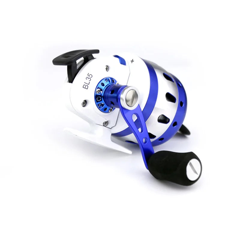 Fishing Spincast Reel BL35 Slingshot Fish shooting Metal Coil Outdoor with 5#PE line 50M