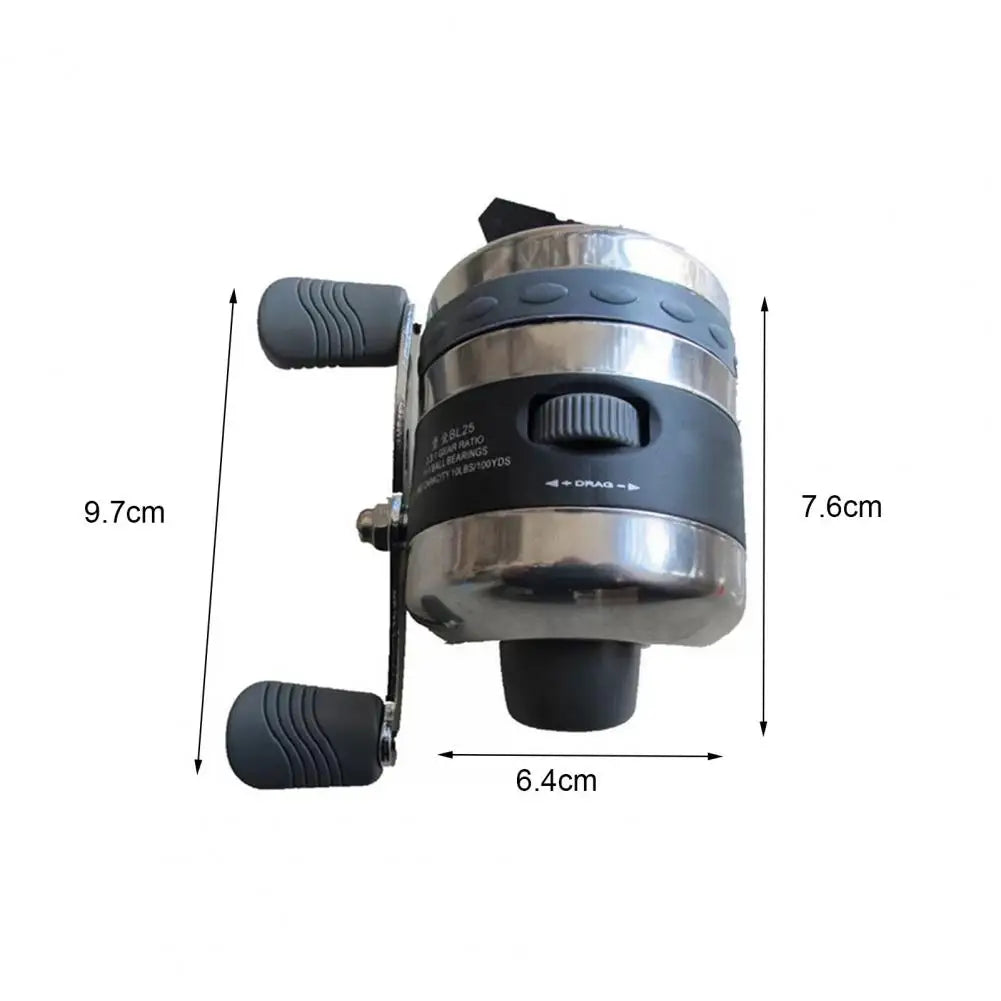 2021 New Fishing Wheel Outdoor Hunting Closed Spinning Fishing Wheel Tackle for Slingshot Shooting Dart Fishing Accessories