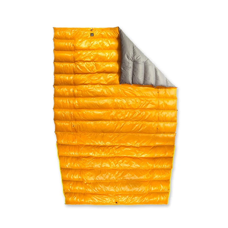 Ice Flame 20D Winter Autumn Spring 90% White Duck Down Mummy Sleeping Bag Blanket Mat Quilt Underquilt Hammock Ground Camping Wild Frontier Gear LLC