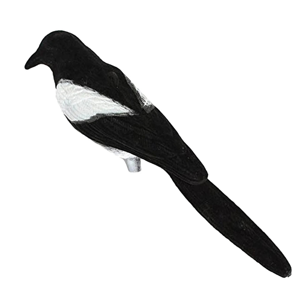 Magpie Decoy Hunting Bait Shooting Trap Pest Garden Scarer Scarecrow
