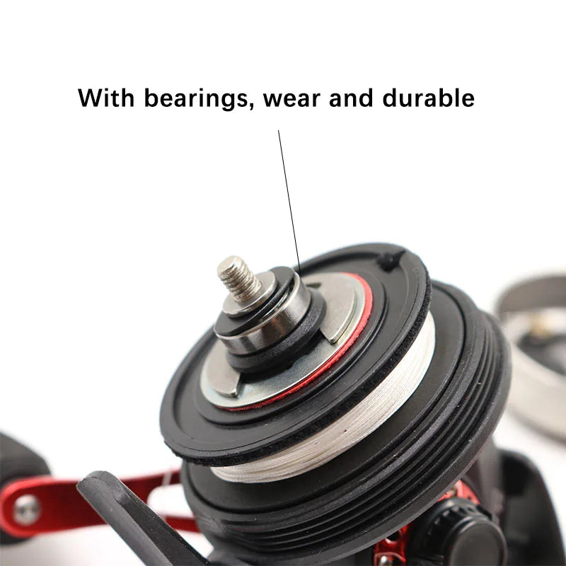 Fishing Spincast Reel 4+1BB Metal Spool BL30 Outdoor Slingshot REEL Shooting with PE Line 45M