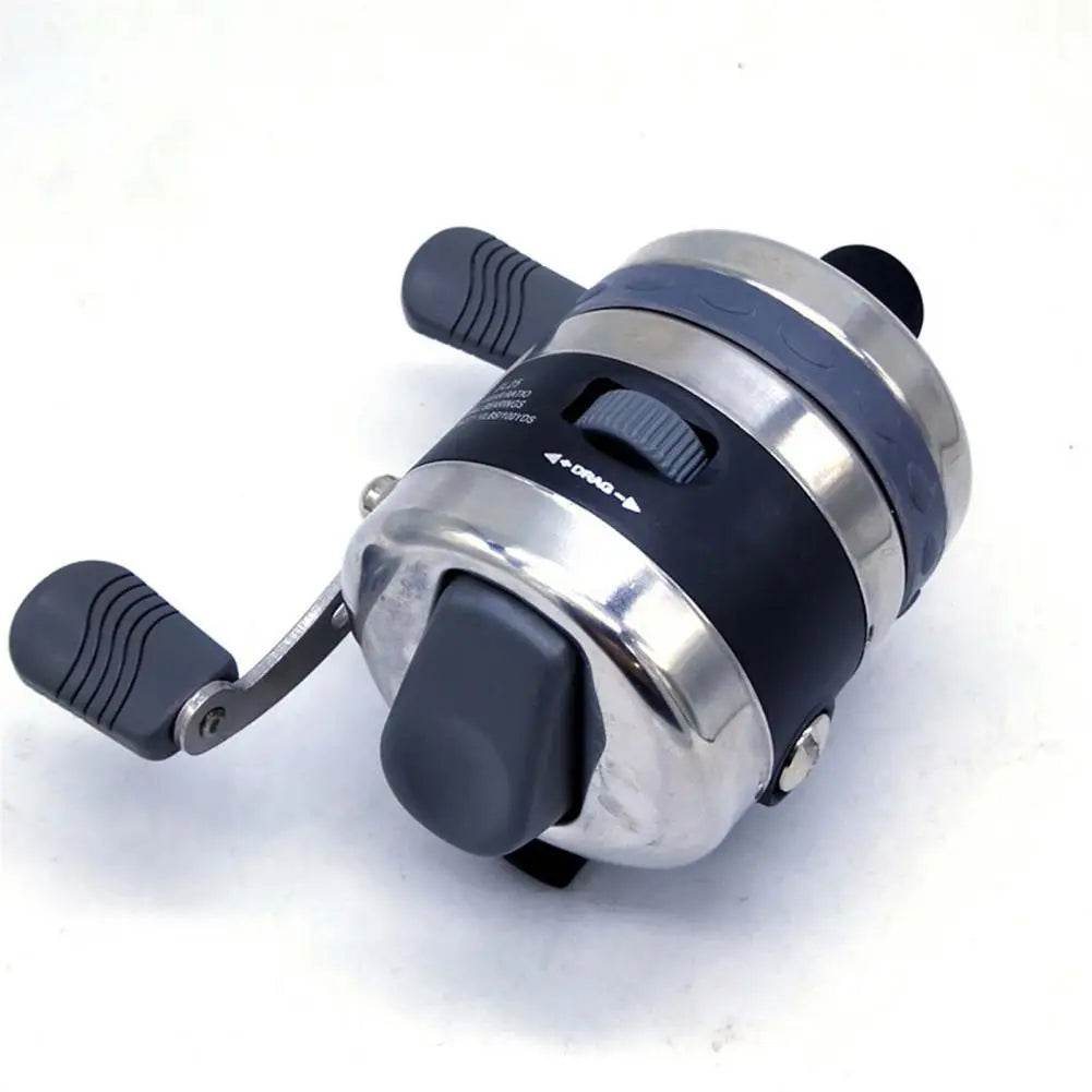2021 New Fishing Wheel Outdoor Hunting Closed Spinning Fishing Wheel Tackle for Slingshot Shooting Dart Fishing Accessories
