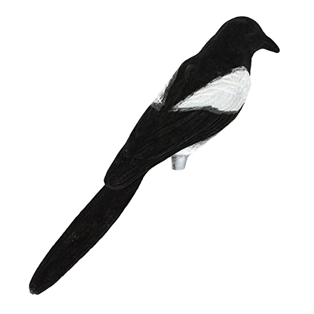 Magpie Decoy Hunting Bait Shooting Trap Pest Garden Scarer Scarecrow