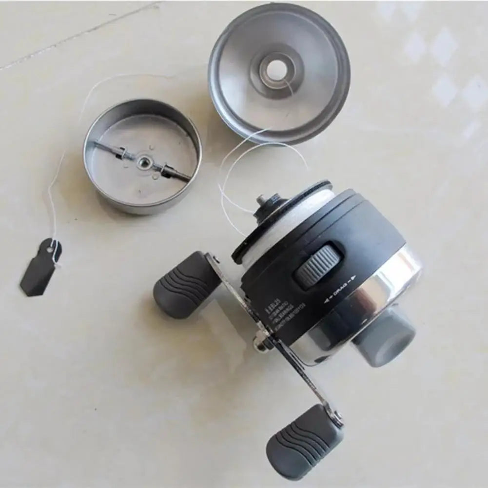 2021 New Fishing Wheel Outdoor Hunting Closed Spinning Fishing Wheel Tackle for Slingshot Shooting Dart Fishing Accessories