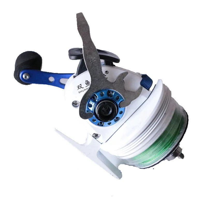 Fishing Spincast Reel BL35 Slingshot Fish shooting Metal Coil Outdoor with 5#PE line 50M