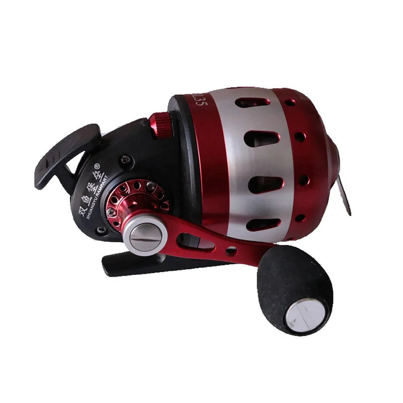 Fishing Spincast Reel BL35 Slingshot Fish shooting Metal Coil Outdoor with 5#PE line 50M