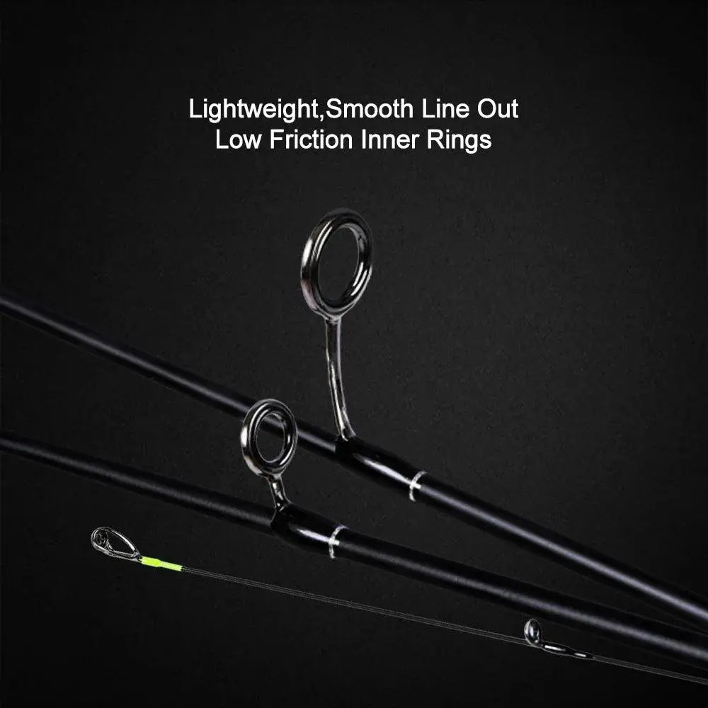 Mifine EURYBIA SPIN Ultralight Travel Spinning Fish Rod 0.2-0.8g 24T Carbon Fiber Sea RA Rings Solid Tips For Trout XUL Fishing - Wild Frontier Gear LLC