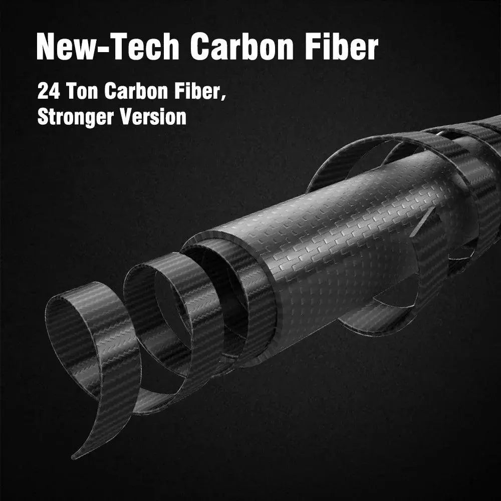 Mifine EURYBIA SPIN Ultralight Travel Spinning Fish Rod 0.2-0.8g 24T Carbon Fiber Sea RA Rings Solid Tips For Trout XUL Fishing - Wild Frontier Gear LLC