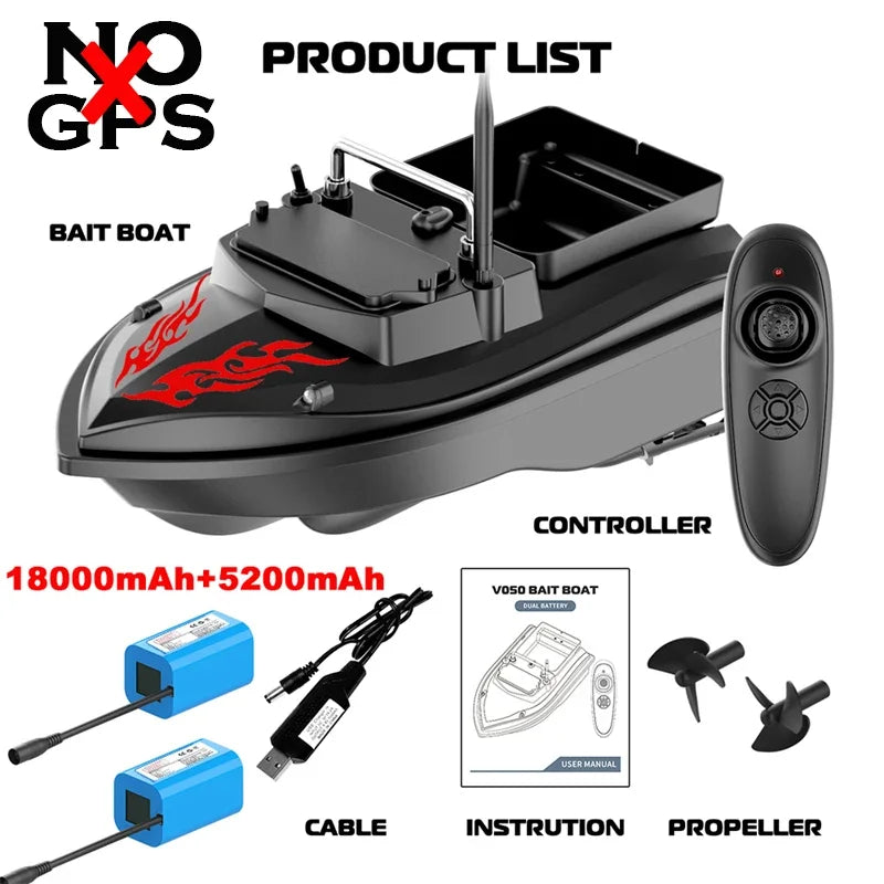 VWVIVIDWORLD Brand,High Quality,2024 New,Dual Battery,Long Battery Life,Large Capacity,RC Bait Boat,Remote Control Bait Boat