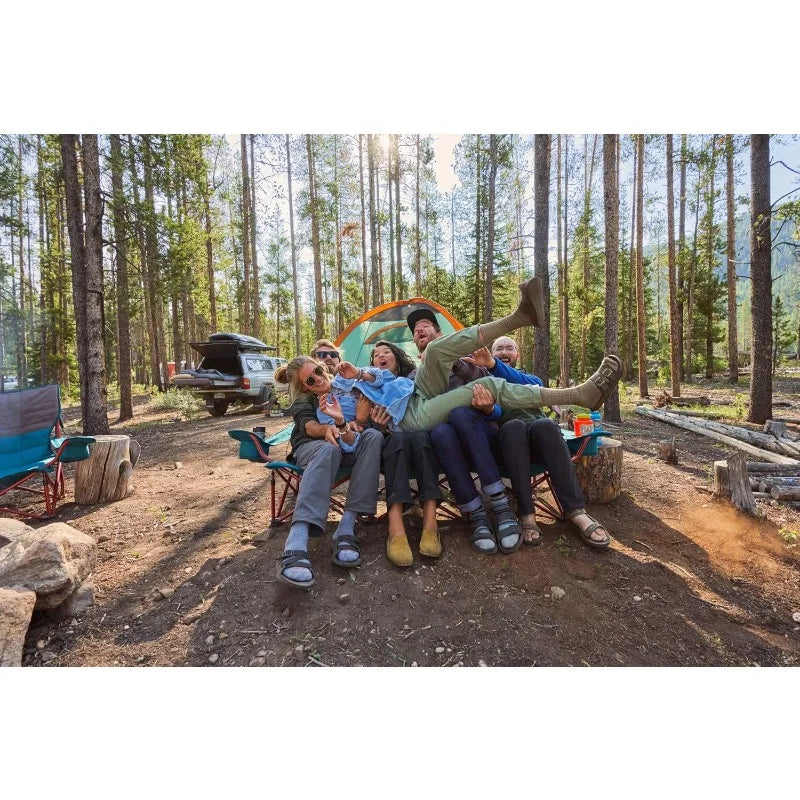 Kelty Lowdown Couch - 3 Person Capacity Camping Chair, Extra Large and Sturdy Bench for Campsites,Soccer Games,Backyard Parties Wild Frontier Gear LLC