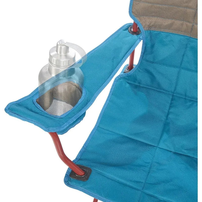 Kelty Deluxe Lounge Chair – Folding Outdoor Camp Chair, Insulated Cupholders, Customized Recline, Steel Frame Wild Frontier Gear LLC