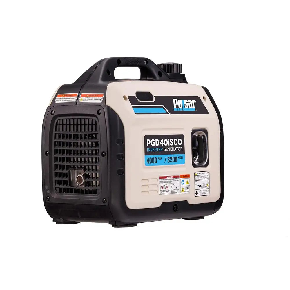Ultra Light 4000W Gas Inverter Generator 51 lbs 12oz Tank 4.5Hr Run Time RV AC Fridge Ready Quiet Residential Camping PGD40ISCO Wild Frontier Gear LLC