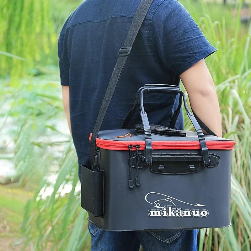 11/19/23/28/35L EVA Fishing Bag Collapsible Fishing Bucket Live Fish Box Camping Water Container Pan Basin Tackle Storage Bag - Wild Frontier Gear LLC