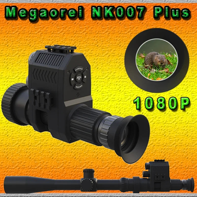 Digital Night Vision Scope Monocular 1080P 200-400M Infrared Camcorder Support Photo Video Recording with Rechargeable Battery