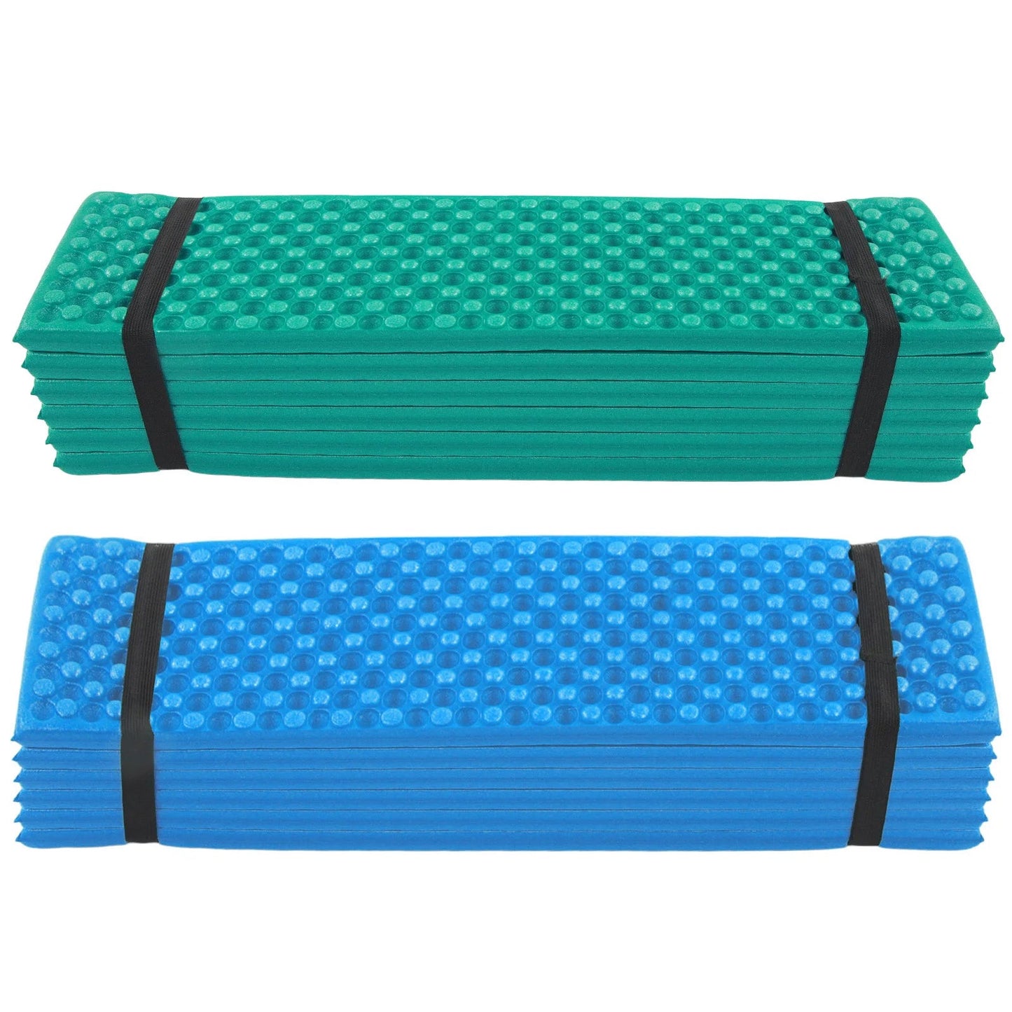 Double Egg Crate Sleeping Pad Foldable Thickened Foam Sleep Mat for Outdoor Camping 186x57CM Sleeping Pad Egg Crate Sleeping Pad Wild Frontier Gear LLC
