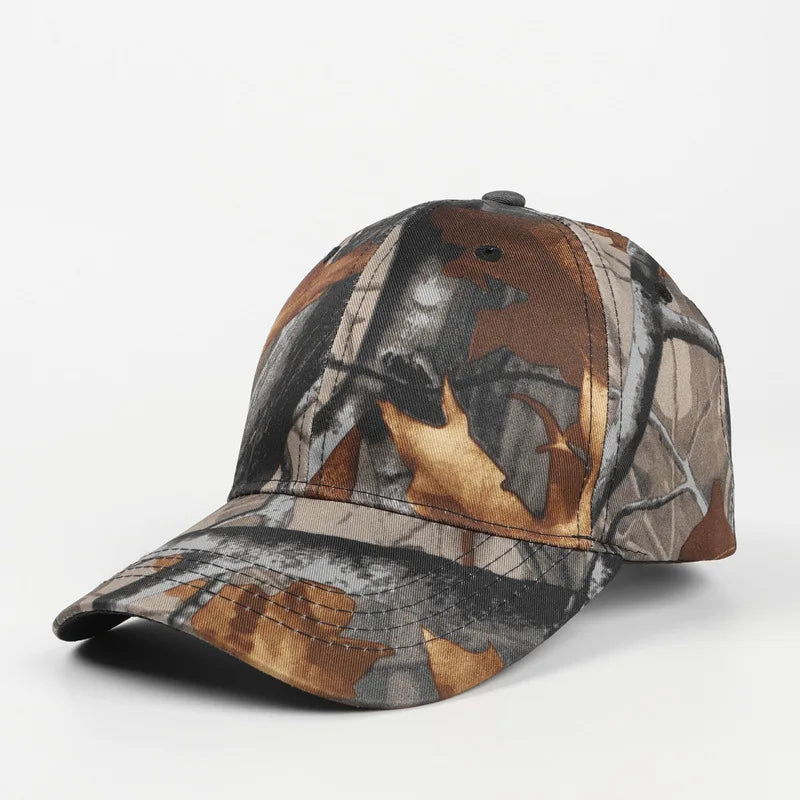 6 Colors Bionic Camouflage Hunting Fishing Hats Jungle Camo Photography Cap Summer Sunshade Adjusted Sizes Baseball Peaked Cap