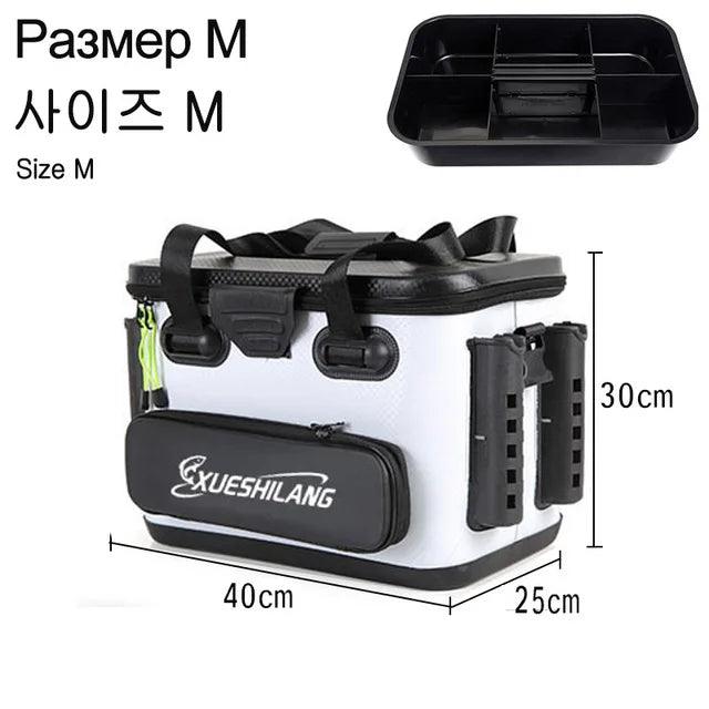 EVA Multifunction Fishing Bucket Rod Bait Reel Lure Live Fish Storage Bag Large Capacity Camping Fishing Accessories Tackle Box - Wild Frontier Gear LLC