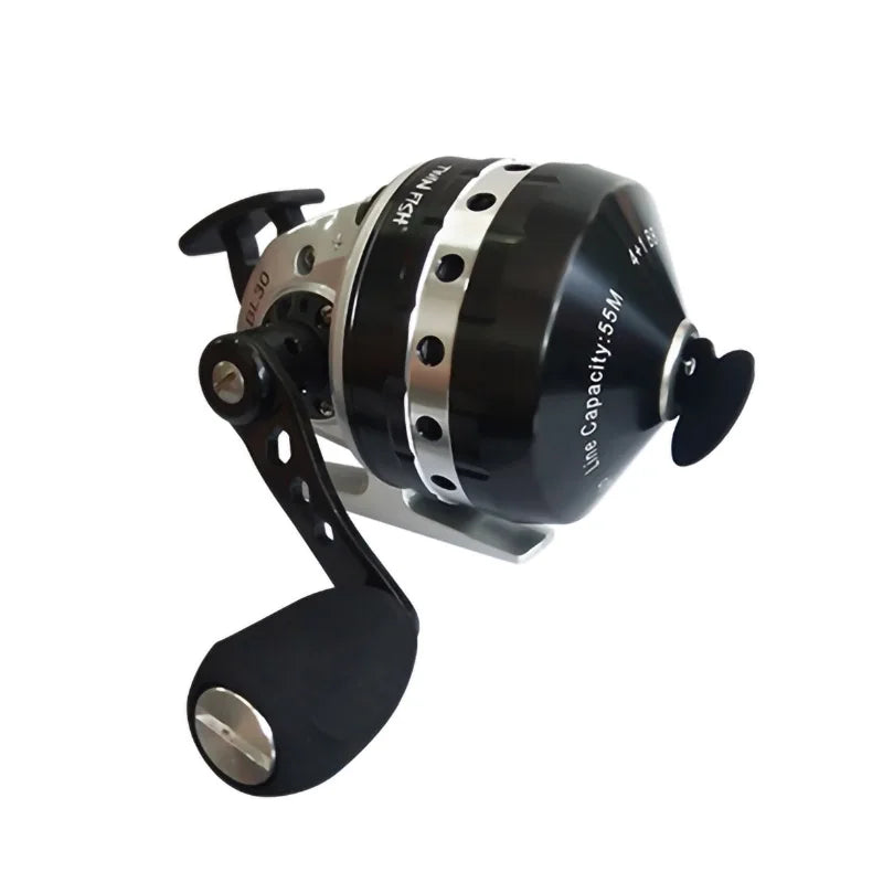 Fishing Spincast Reel 4+1BB Metal Spool BL30 Outdoor Slingshot REEL Shooting with PE Line 45M