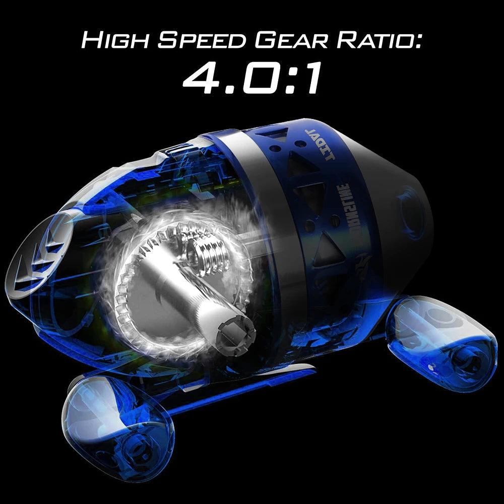 ThornsLine Tidal High-Speed Spincast Fishing Reel with Enhanced Water Resistance and Reversible Handle - Wild Frontier Gear LLC