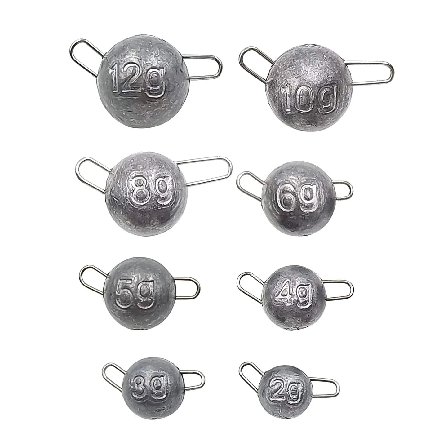50/40/35 Cannonball Fishing Weights Sinkers Quick Set Up Jig Head Ball Sinker Cheburashka Weight for Bass Trout Pike Perch Pesca Wild Frontier Gear LLC
