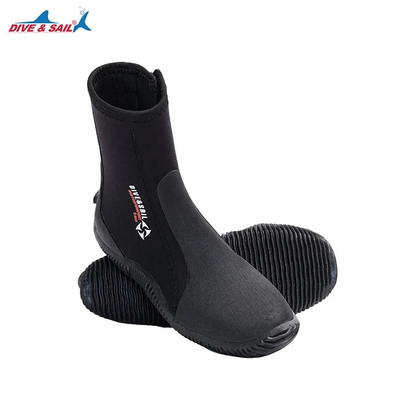 5mm & 3mm Neoprene Dive Boots – Keep Your Feet Warm and Ready for Any Water Adventure