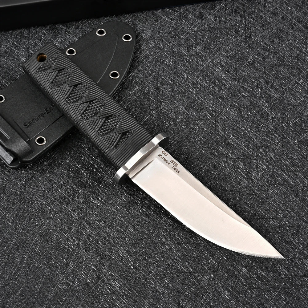 EDC Mini Samurai Combat Knife Outdoor Tactical Military Fixed Blade Self Defense Knives Hunting Multitool Survival Gear Tools