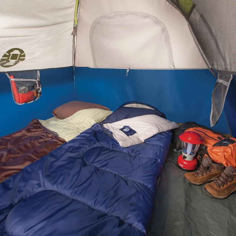 Coleman Sundome Tent with Rainfly, Weatherproof Tent Sets Up in 10 Mins PFAS-Free 4 Person(Navy Blue) Wild Frontier Gear LLC