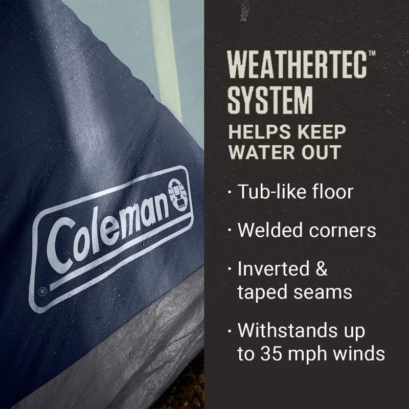Coleman Skydome XL Family Camping Tent, 8/10/12 Person Dome Tent ,Style: 12 Person Wild Frontier Gear LLC