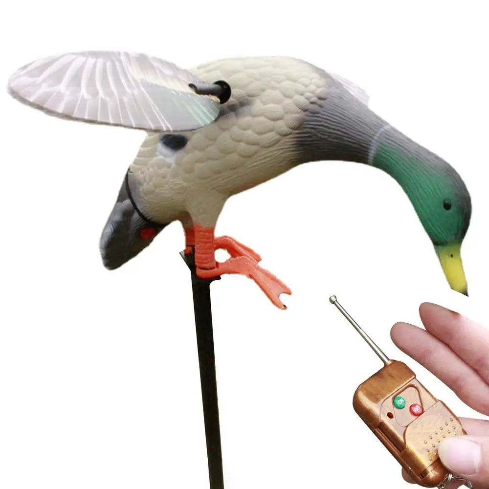Decoy Mallard Ducks Flexible Duck Decoy SpinningWing Battery Powered Motion Remote Controller Life-like Duck PE Ducks
