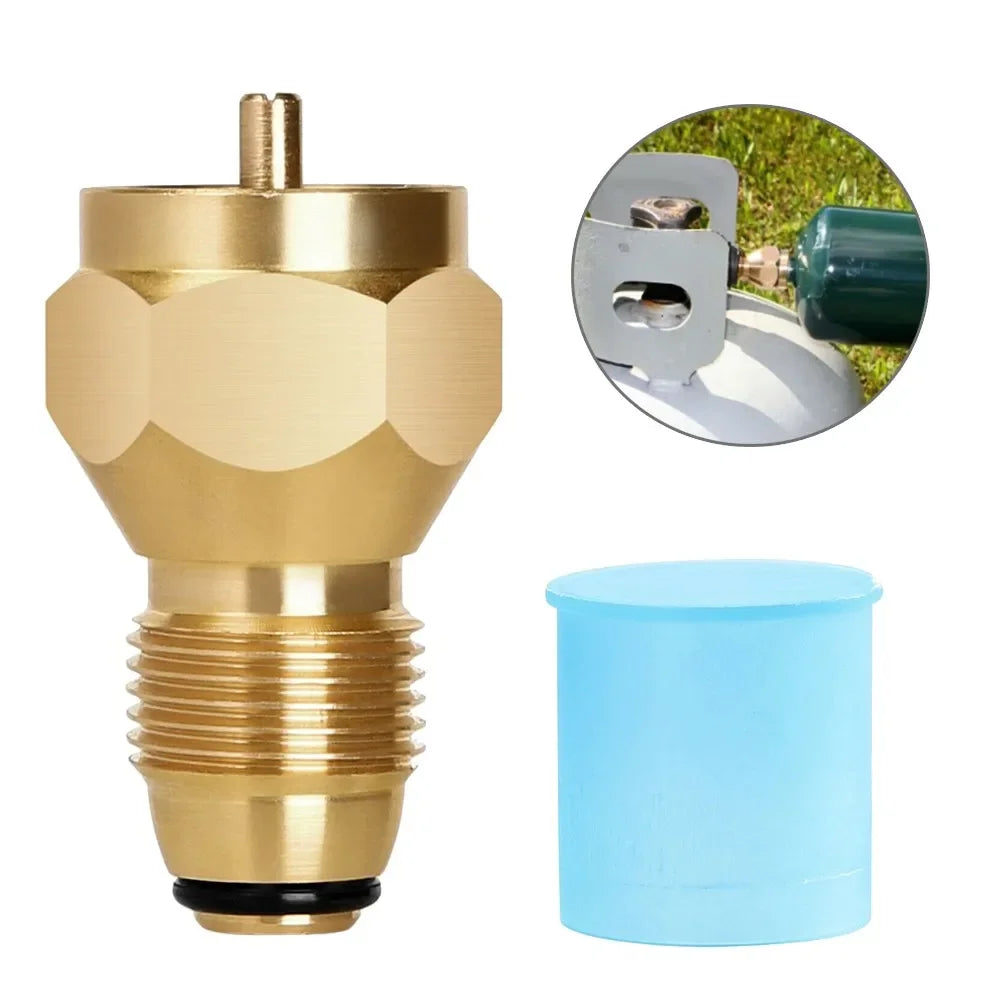 Propane Refill Adapter Lp Gas 1 Lb Cylinder Tank Coupler Heater Bottles Coleman Safe Legal Propane Bottle Refill Alternative Wild Frontier Gear LLC