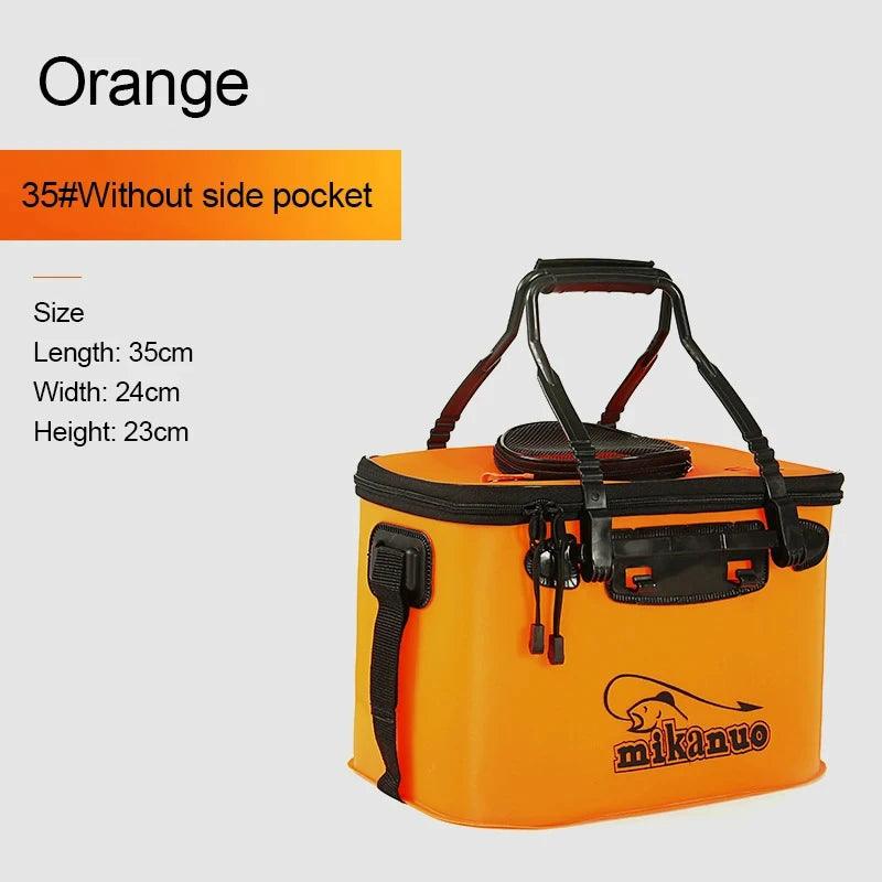 11/19/23/28/35L EVA Fishing Bag Collapsible Fishing Bucket Live Fish Box Camping Water Container Pan Basin Tackle Storage Bag - Wild Frontier Gear LLC