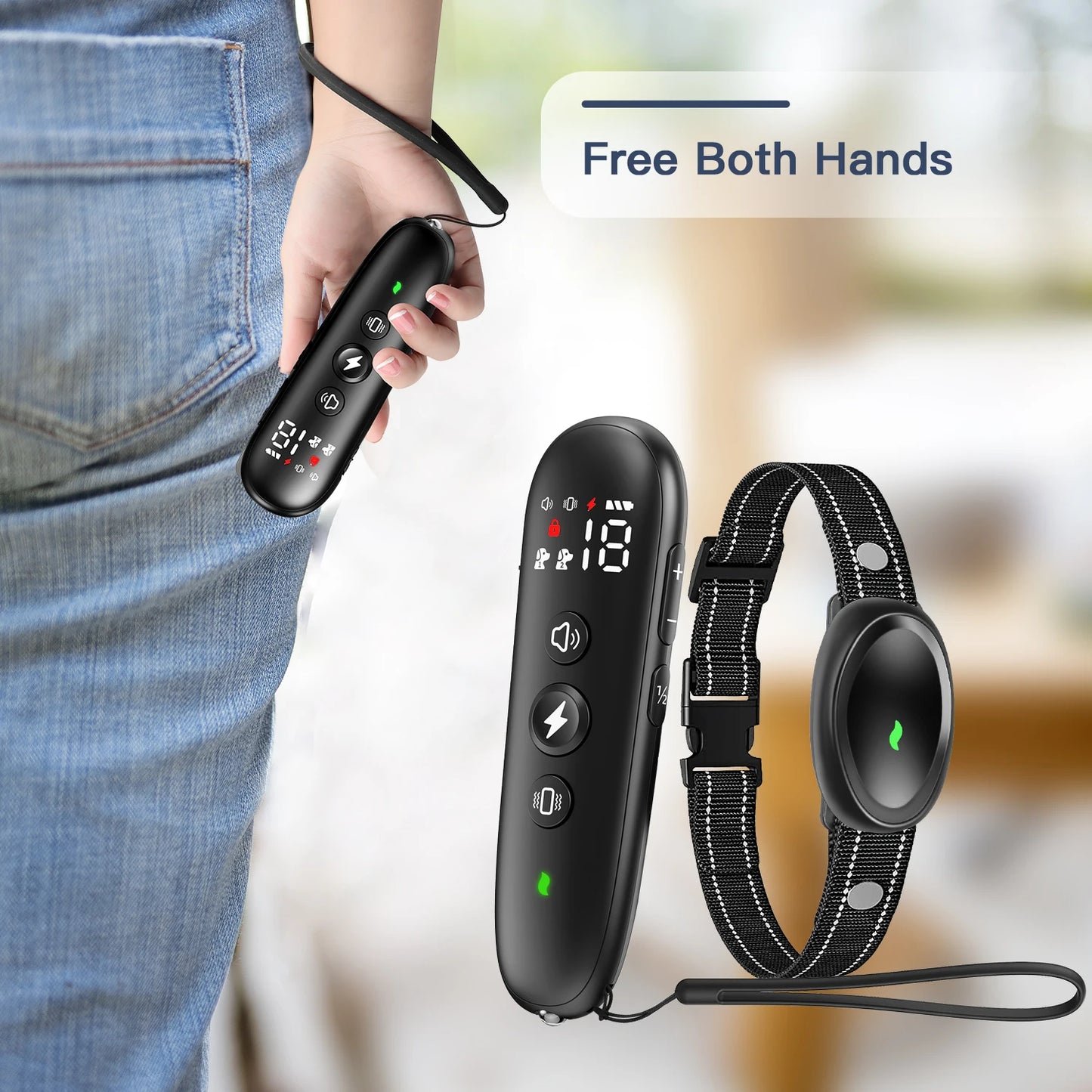 Dog Shock Collar With Remote Dog Collars For Medium Dogs Dog Training Collar Waterproof With Adjustment Levels Shock Collar