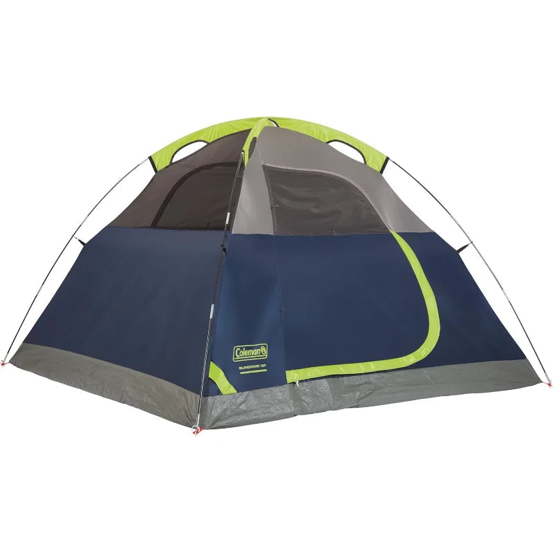 Coleman Sundome Tent with Rainfly, Weatherproof Tent Sets Up in 10 Mins PFAS-Free 4 Person(Navy Blue) Wild Frontier Gear LLC