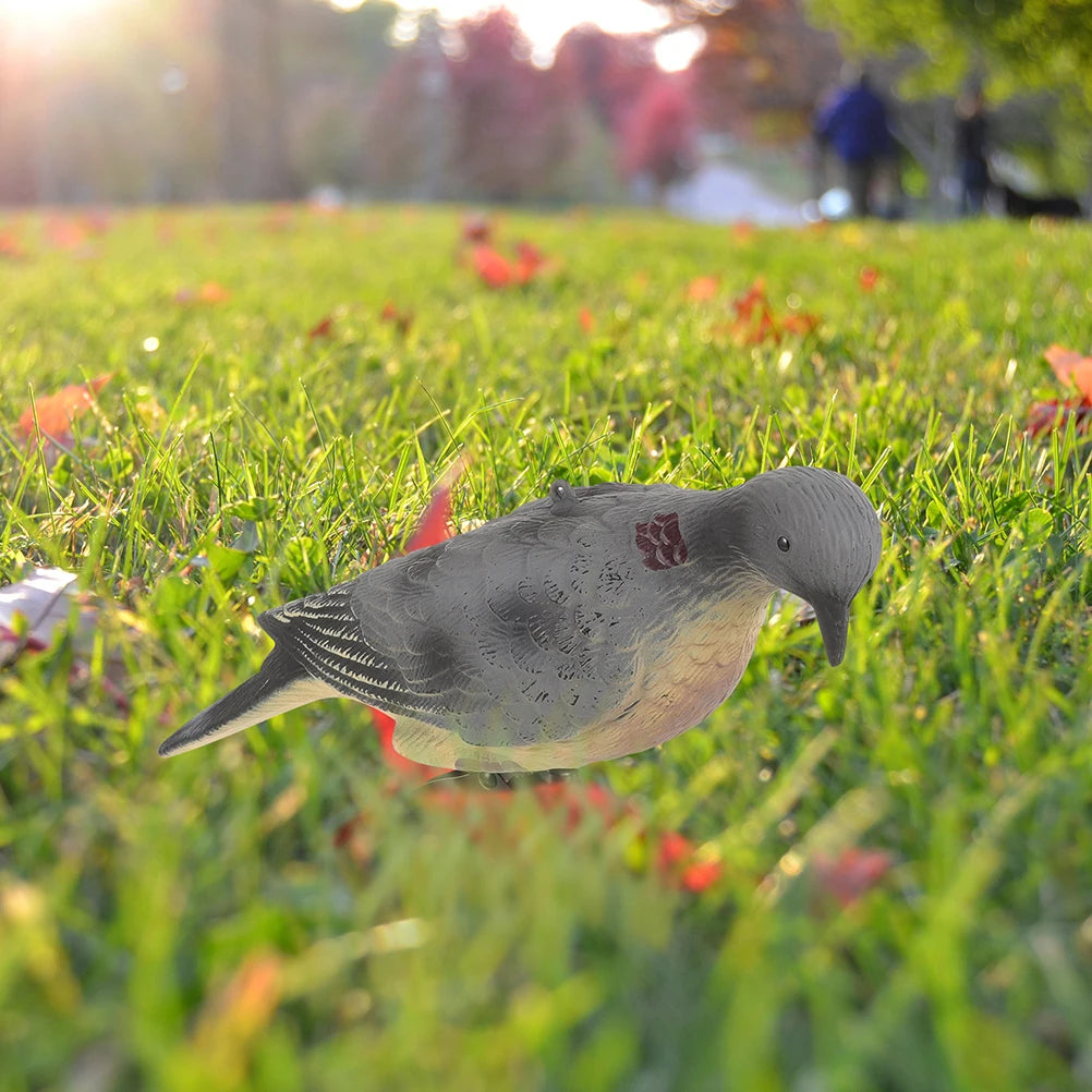 2Pc Simulation Pigeon Hunting Decoy Artificial Fake Pigeon Model Lifelike Bird Figurine Dove Statue Hunting Bait Prop Home Decor