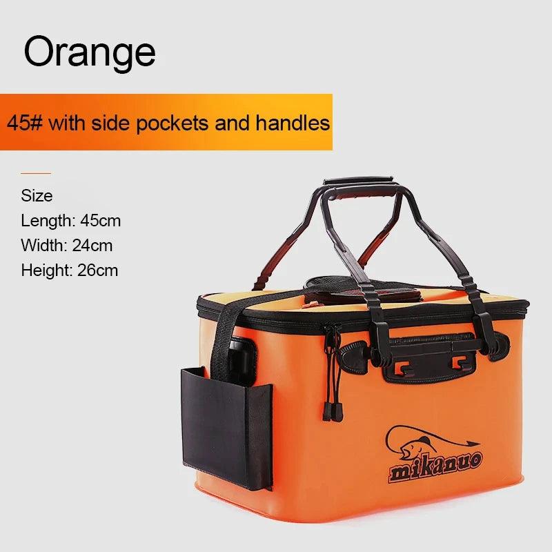 11/19/23/28/35L EVA Fishing Bag Collapsible Fishing Bucket Live Fish Box Camping Water Container Pan Basin Tackle Storage Bag - Wild Frontier Gear LLC