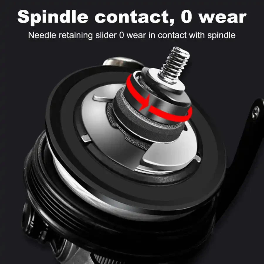 BL39 Fishing Reel Shooting Fish Reel Aluminum Alloy Metal 3.6:1 Gear Ratio Baitcasting Spool Fishing Tackle Accessories