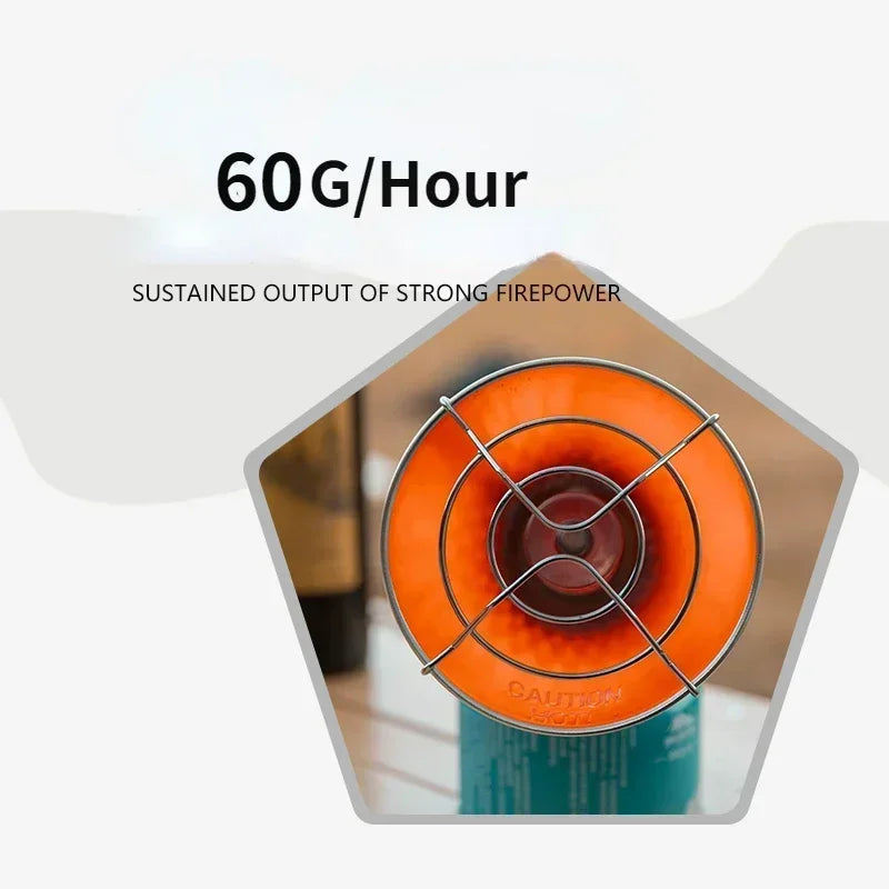 MOUNTAINHIKER Portable Mini Sun Gas Heating Stove Solar Heater Outdoor Camping Heater Oven Mini Gas Small Sun Warmer Butane Wild Frontier Gear LLC