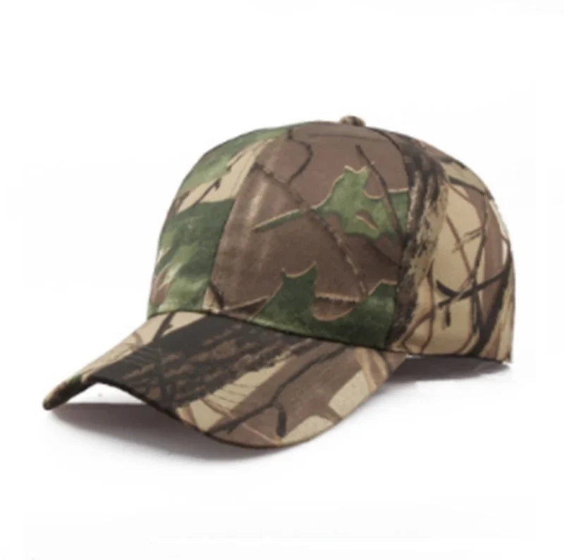 New Camouflage Outdoor Sport Hunting Cap Men Snapback Jungle Stripe Hat Wild Breathable Camo Caps