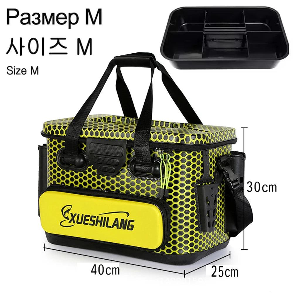 EVA Multifunction Fishing Bucket Rod Bait Reel Lure Live Fish Storage Bag Large Capacity Camping Fishing Accessories Tackle Box - Wild Frontier Gear LLC