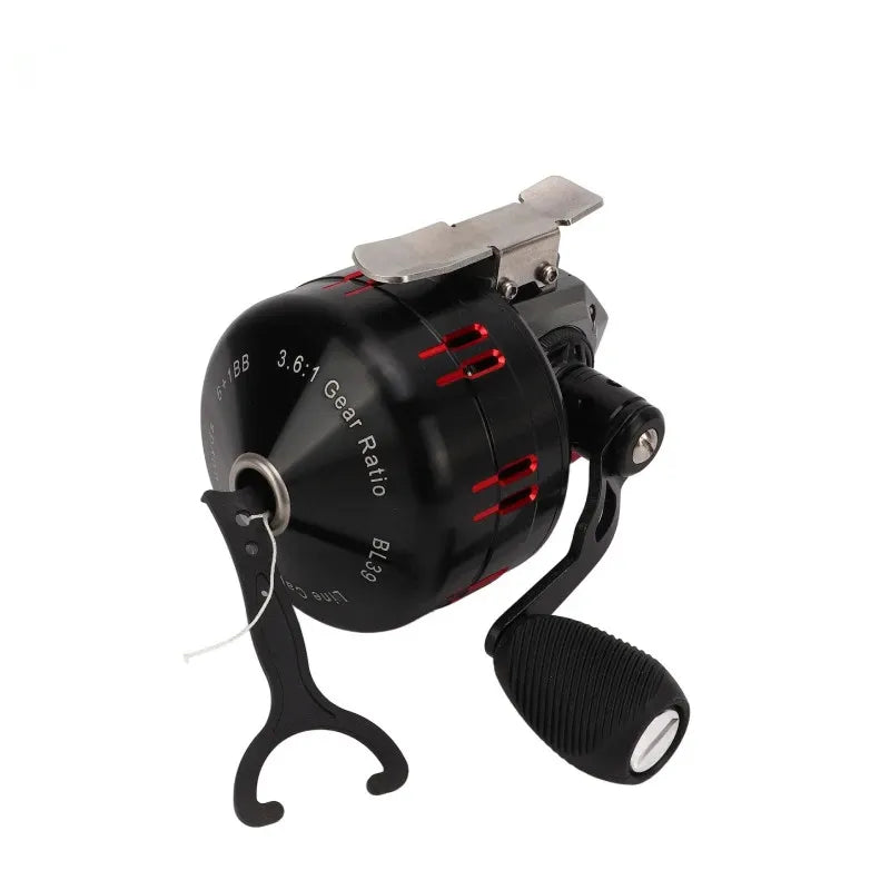 BL39 Fishing Reel Shooting Fish Reel Aluminum Alloy Metal 3.6:1 Gear Ratio Baitcasting Spool Fishing Tackle Accessories