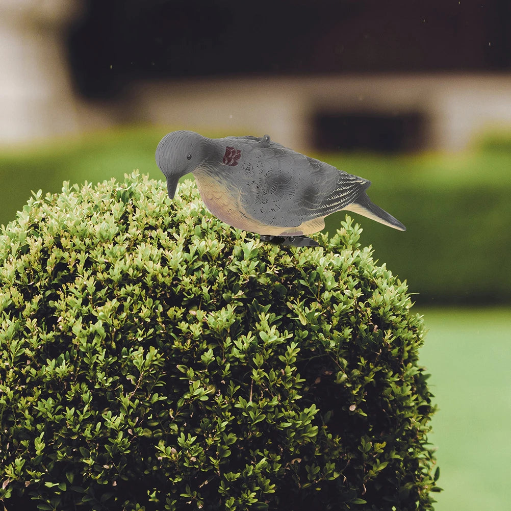 2Pc Simulation Pigeon Hunting Decoy Artificial Fake Pigeon Model Lifelike Bird Figurine Dove Statue Hunting Bait Prop Home Decor