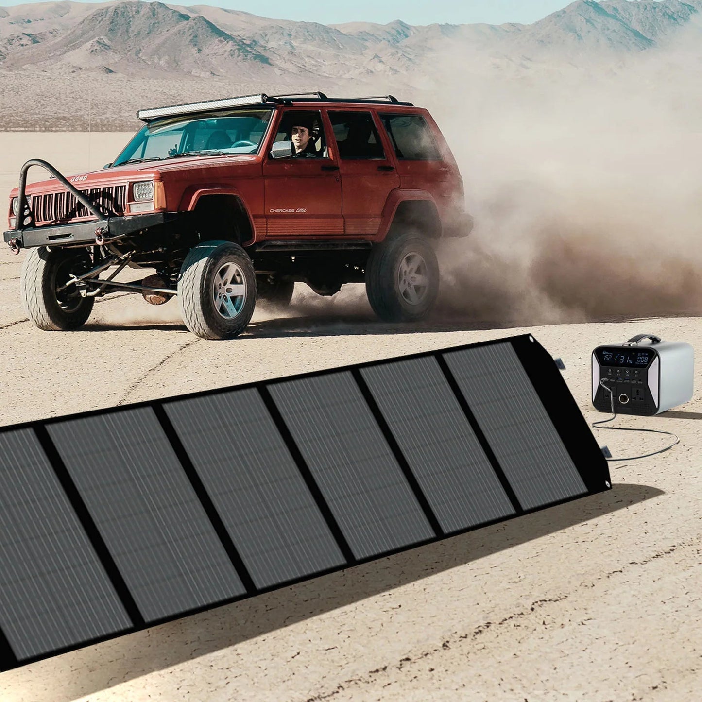 200W Portable Solar Panel Waterproof Foldable Solar Charger for Outdoor Camping RV Boat Emergency Backup Power Wild Frontier Gear LLC