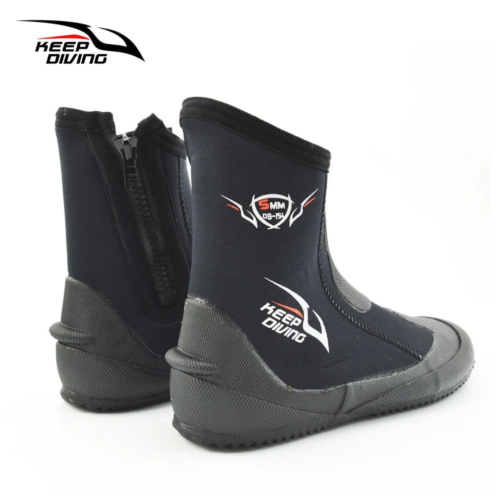 Title: These 5mm Neoprene Scuba Diving Boots Will Keep Your Feet Warm No Matter How Cold the Water Gets!