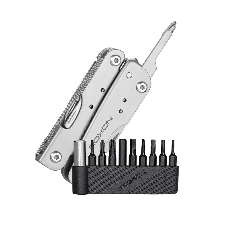 ROXON M2 14 in 1 Mini Multitool Small Lightweight with Folding Scissors Mini Storm Wild Frontier Gear LLC
