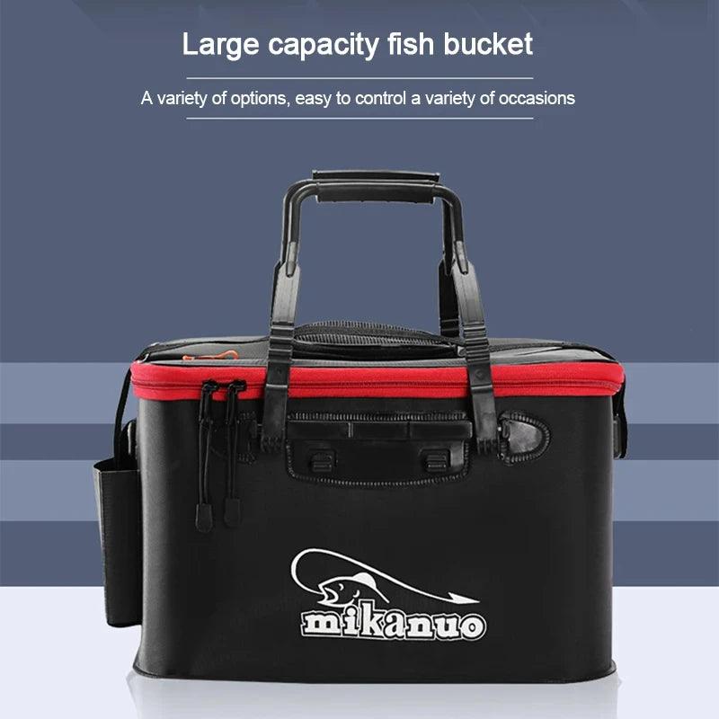 11/19/23/28/35L EVA Fishing Bag Collapsible Fishing Bucket Live Fish Box Camping Water Container Pan Basin Tackle Storage Bag - Wild Frontier Gear LLC