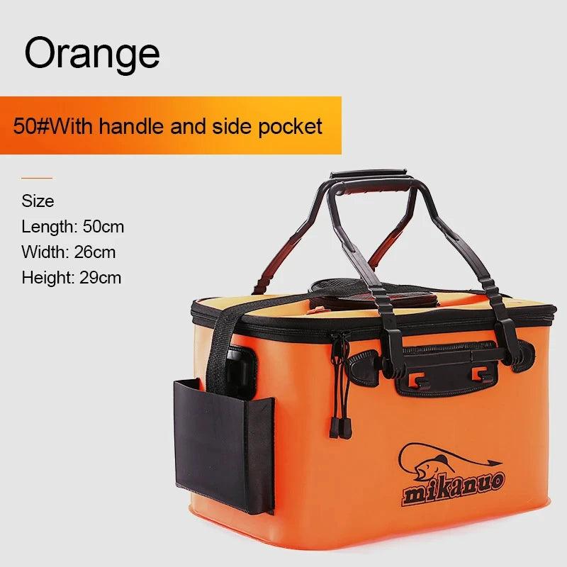 11/19/23/28/35L EVA Fishing Bag Collapsible Fishing Bucket Live Fish Box Camping Water Container Pan Basin Tackle Storage Bag - Wild Frontier Gear LLC