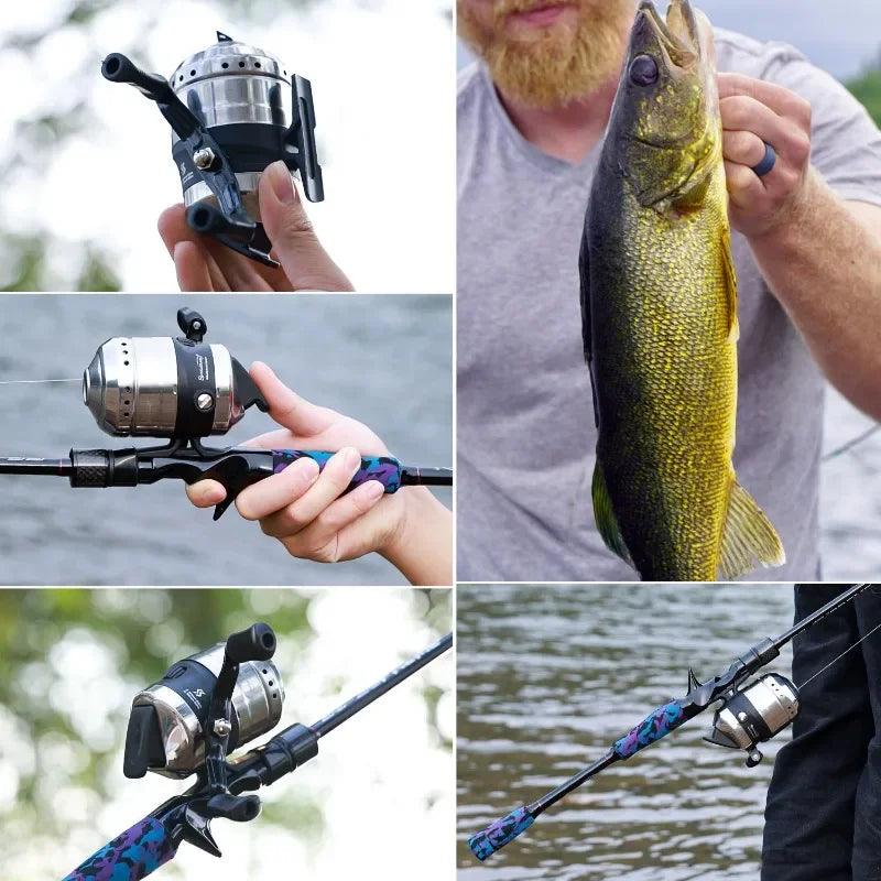 Sougayilang High-Speed Bullet Fishing Reel with Dual Pickup System - 3.9:1 Gear Ratio for Outdoor Casting - Wild Frontier Gear LLC